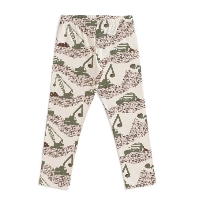 Leggings - Construction Forest Green