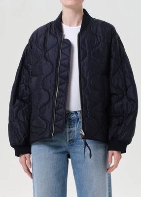 Isla Quilted Jacket in Ink