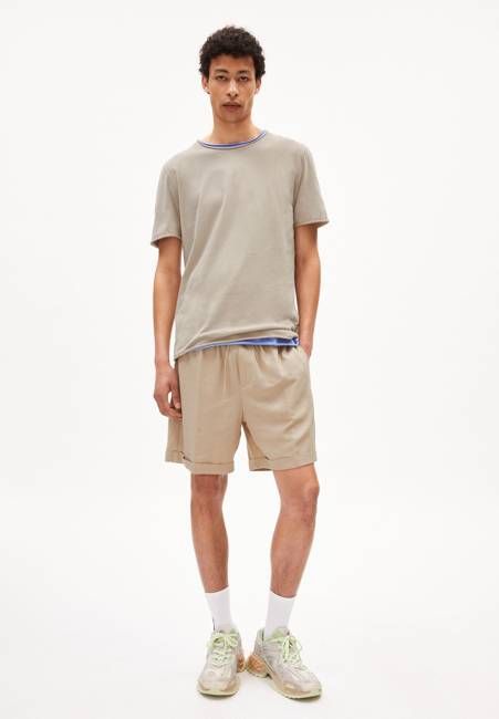 JAAMES BRUSHED T-SHIRT | sandstone