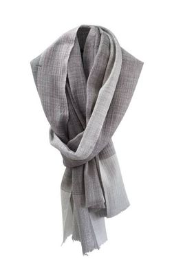 Yak Wool Shawl ACCENT Silver