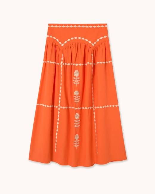 Tiny Big Sister Embroidered Skirt