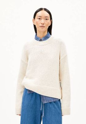 VAANYA KNIT SWEATER | oatmilk