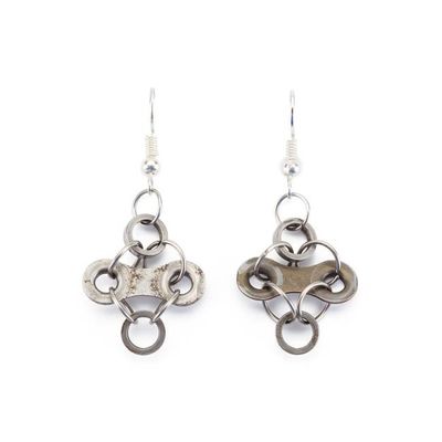 Diamond Bicycle Chain Earrings (3 Colours)