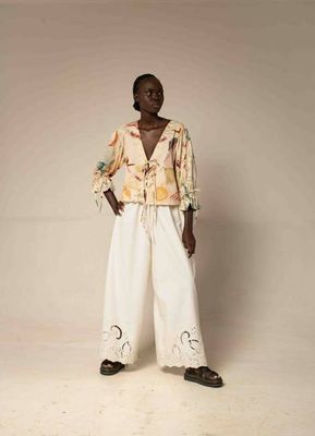 Tie front top - rain collector