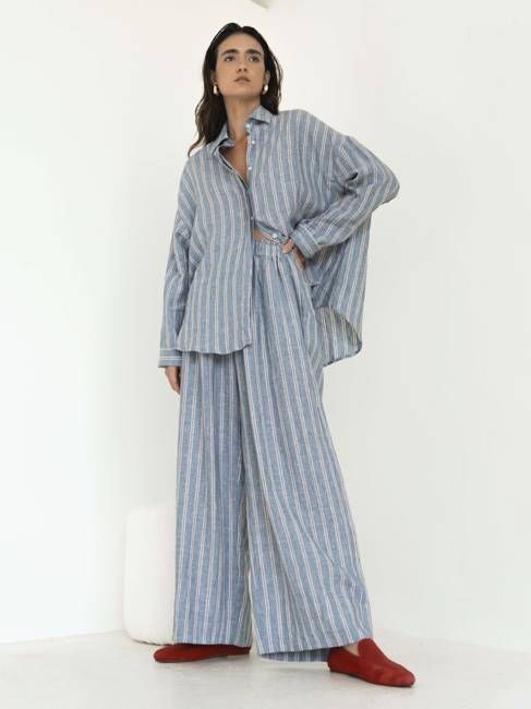 Wide Leg Linen Pants