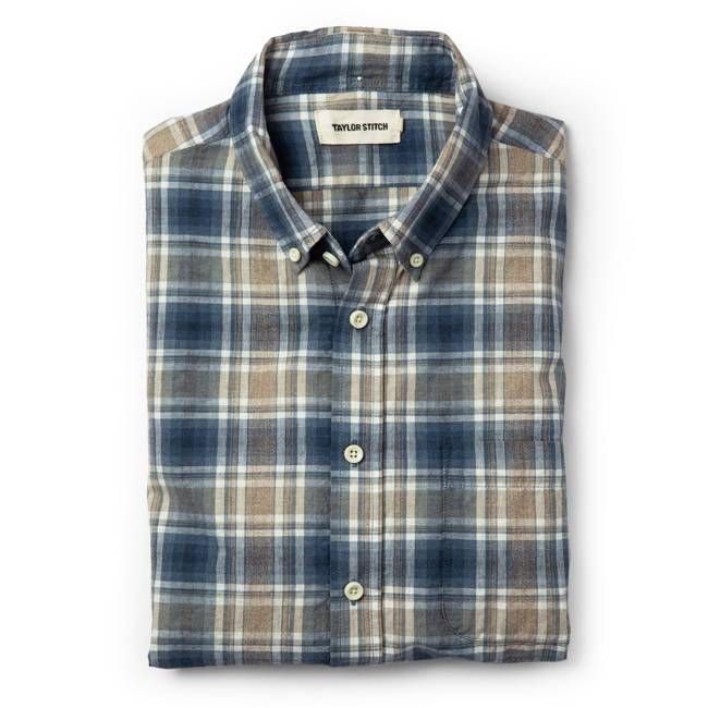 The Jack in Melange Navy Plaid