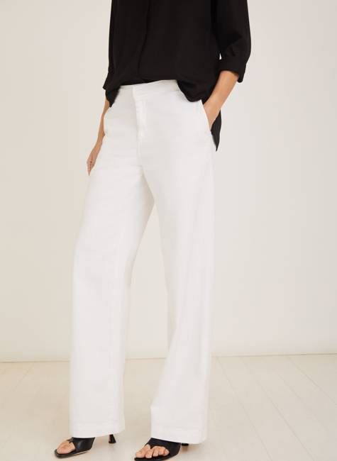 Margot Organic Cotton Stretch Wide Leg Jeans
