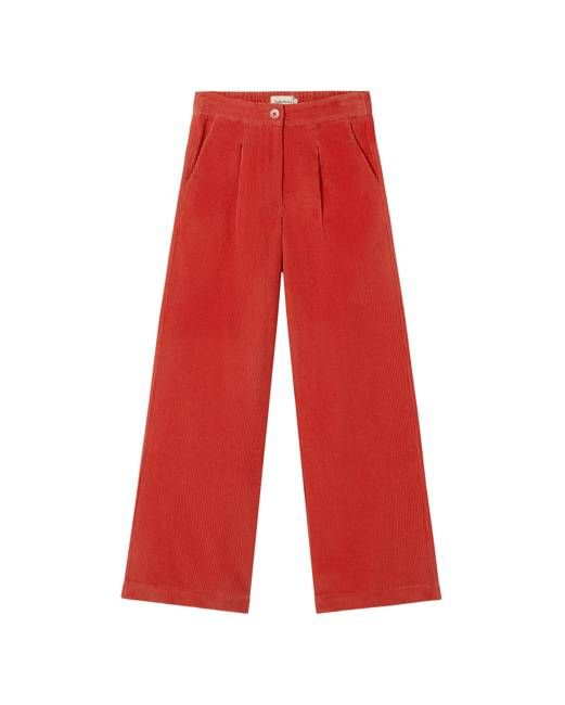 Red corduroy Manolita pants