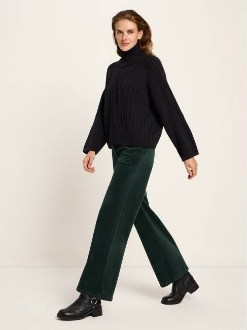 Rippenpullover Oversized (GOTS)