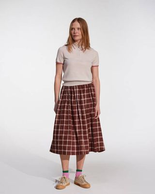 Linen Skirt No.11 in Neapolitan