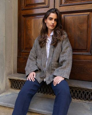 Madison - Oversized Linen Jacket