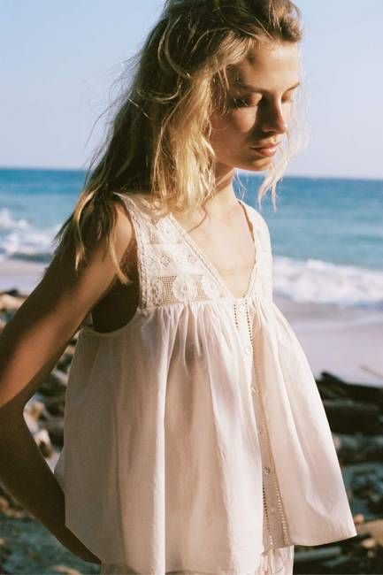 The Lidia Blouse | Pearl Embroider