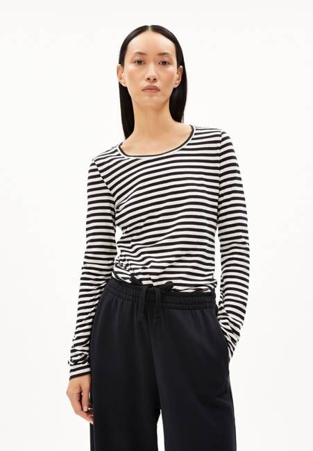ENRICCAA STRIPES| white-black