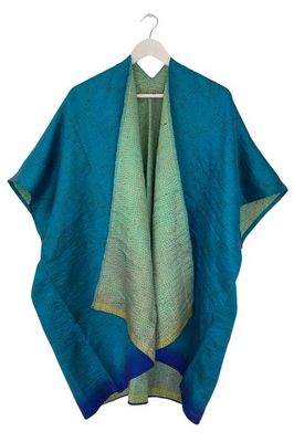 Vintage Silk Trudi Poncho No.59 Jodhpur Edit