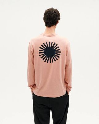 Long sleeve pink long sleeve t-shirt sun back black Emilio