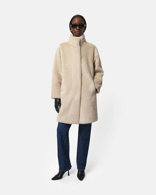 Blair Latte Mid-Length Coat