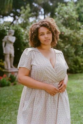 The Dawn Dress Extended | Creme Strawberry