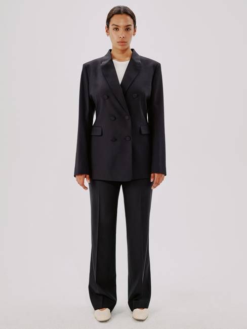 Double-Breasted Jacket - Resale | Black