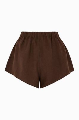 The Stella Shorts in chocolate - Sample
