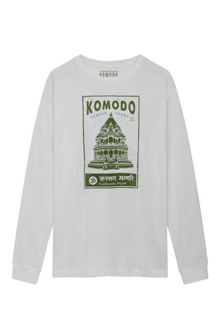 DUNBAR TEMPLE - Organic Cotton Tee White