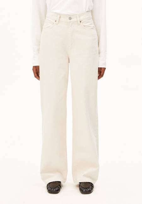 ENIJAA HIGH WAIST WIDE JEANS | undyed