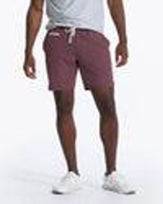 Banks Short | Chestnut Linen Texture | Vuori