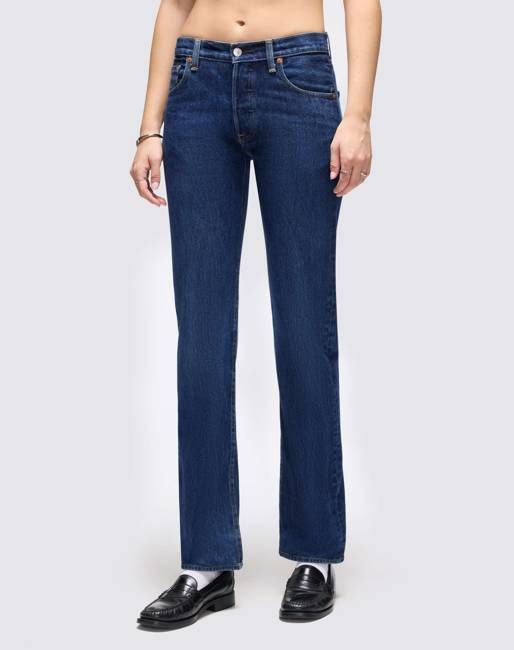 Levi's Mid Rise Slim Straight - Indigo