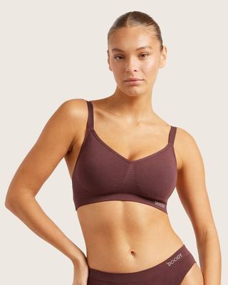Wireless Full Bust T-Shirt Bra - Mulberry