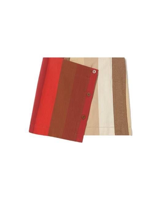 Mini striped crossed sandfire Iggy skirt