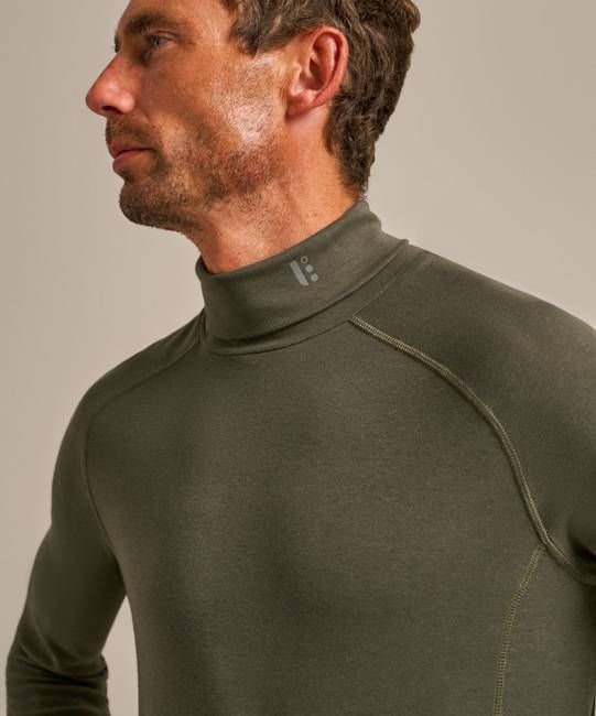 Men's Luxe Roll Neck Base Layer