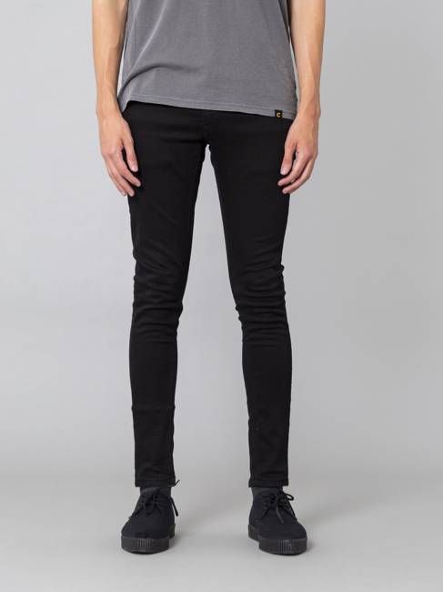 DUTRONC DEEP BLACK MEN'S SKINNY JEANS