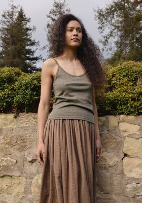 Pointelle Camisole Sage