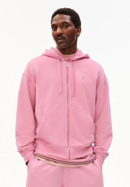 SAROMIAAN LOOP SWEATJACKET | washed berry