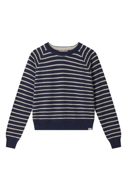 ALMA Organic Cotton Jumper - Navy