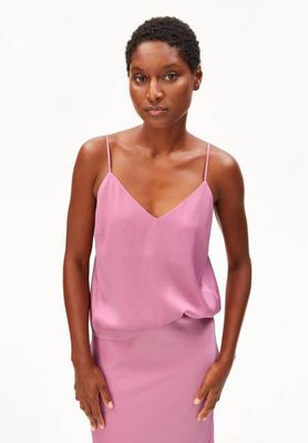 SATIN SPAGHETTITRÄGERTOP