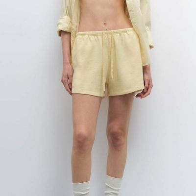 Organic Lightweight Terry Track Shorts