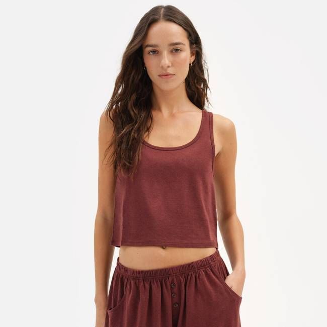 Tencel Sleep Scoop Tank