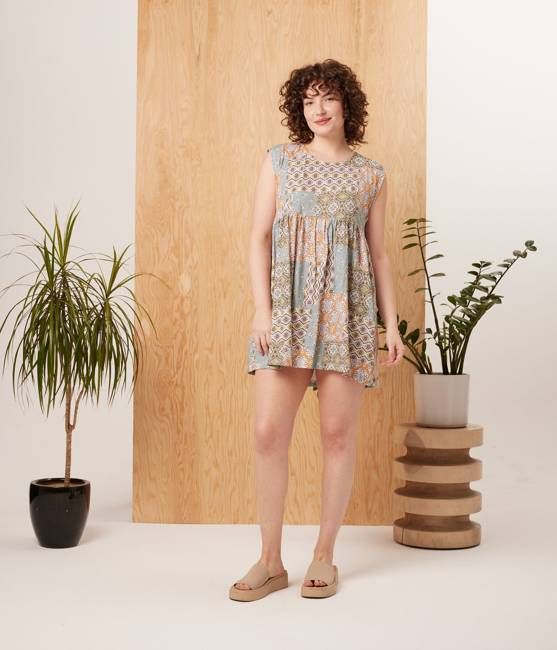 Misty Dress - Patchwork