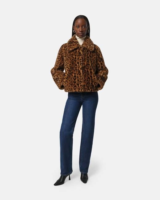 Elis Leopard Short Coat
