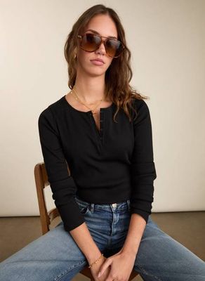 Organic Cotton Henley Top