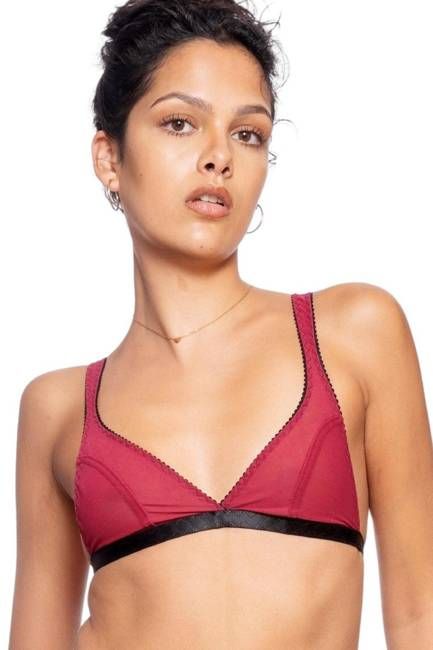 ASTER mesh soft cup bra