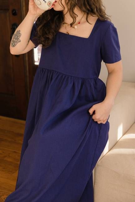 Seasonal Nico Square Neck Dress