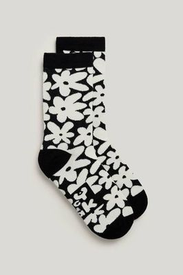 JoJo - Cotton Socks in Mono Floral