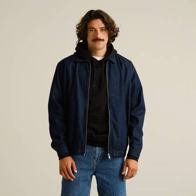 DEDICATED - Jacke Resele Denim Dunkelblau