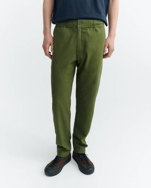 Travel light green straight pants