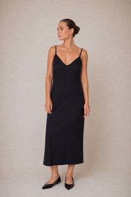 Black Strapy Midi Dress - ARCHIVE SALE