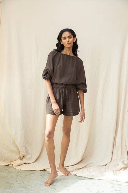 Arlo Organic Cotton Short in Cacao