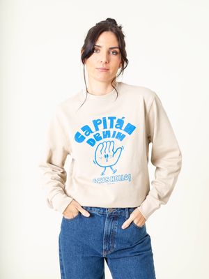 UNISEX LIGHT GREY SWEATSHIRT