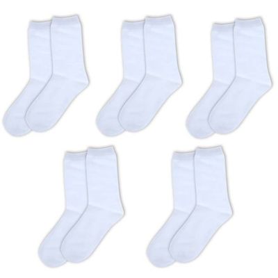 Kids Socks 5-Pack: Organic Cotton Crew Socks