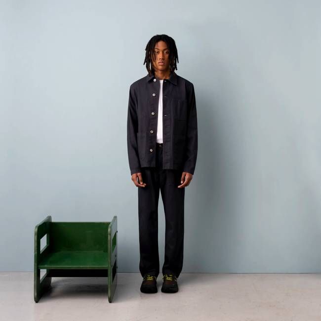 HERRINGBONE UTILITY JACKET